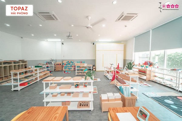 Sakura Montessori Hải Phòng - Nơi giúp trẻ phát triển tư duy và tinh thần sáng tạo trong môi trường giáo dục thân thiện.