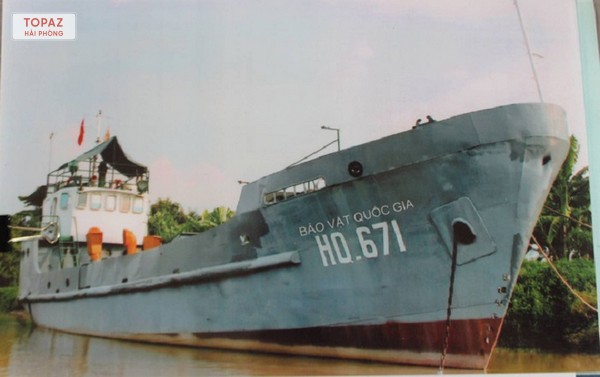 Tàu không số HQ-671 - bảo vật quốc gia của Việt Nam