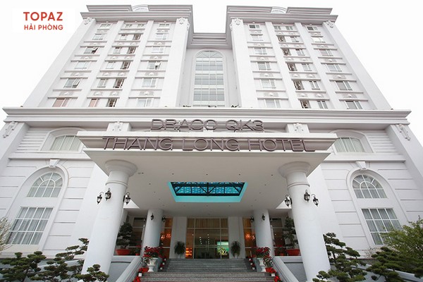 Draco – Thăng Long Hotel với kiến trúc hiện đại theo phong cách Pháp, nằm ngay trung tâm thành phố Hải Phòng.