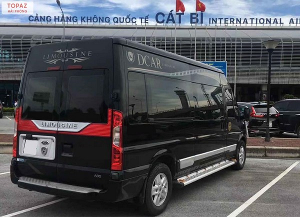 D’car Limousine cao cấp đón khách tại sân bay Cát Bi
