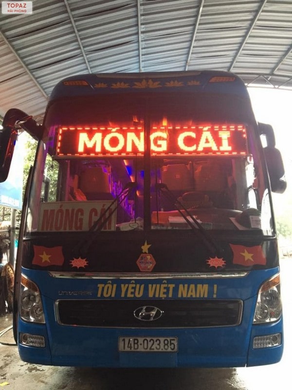 Xe khách Ô Hô đi từ Hải Phòng đến Quảng Ninh