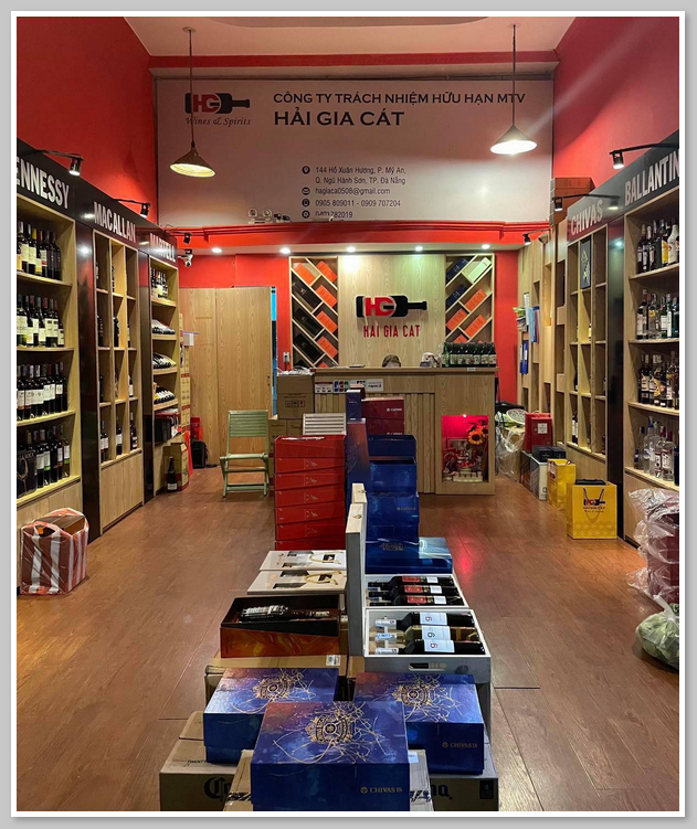 Shop rượu Hải Gia Cát - cửa hàng chuyên rượu nhập khẩu chính hãng tjai khu vực miền Trung 