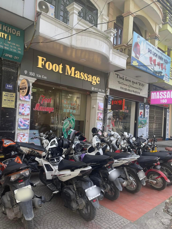 Foot Massage 160 Văn Cao Hải Phòng đông nghịt khách vào cuối tuần 